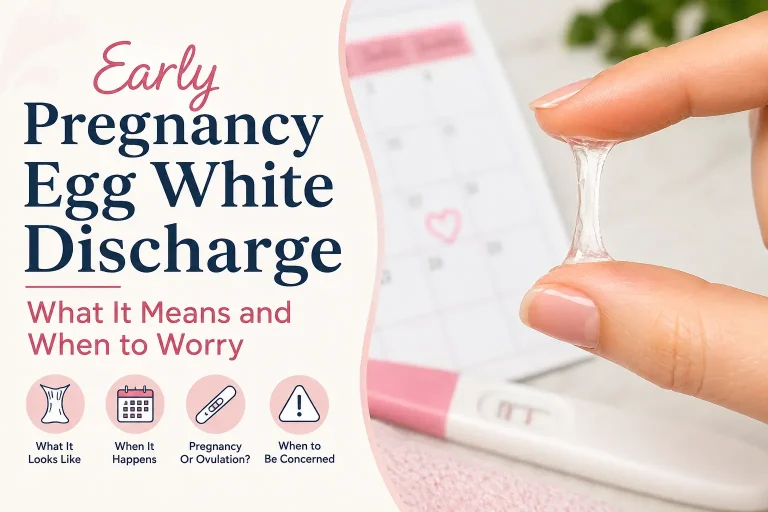 Early pregnancy egg white discharge and pregnancy test