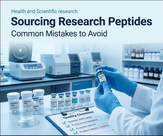Common Mistakes to Avoid When Sourcing Research Peptides