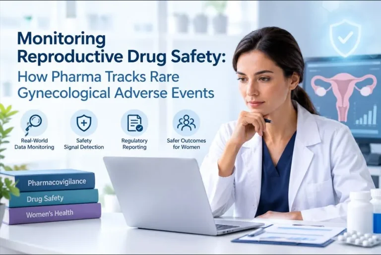 Monitoring reproductive drug safety for rare gynecological adverse events