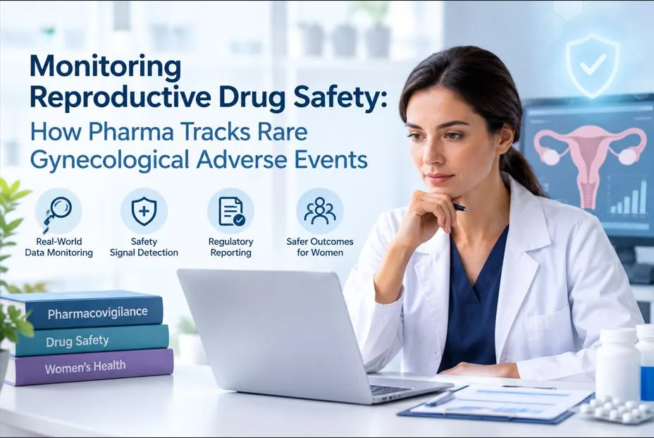Monitoring reproductive drug safety for rare gynecological adverse events