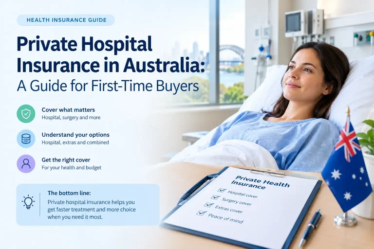 Private hospital insurance in Australia guide for first-time buyers, covering hospital cover options and benefits.